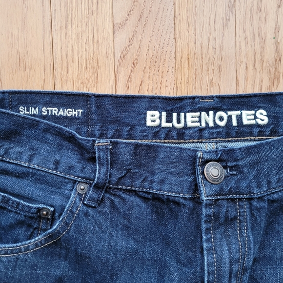 Bluenotes Brodie Slim Straight Blue Denim Jeans Men's 38 x 32 - Picture 4 of 12